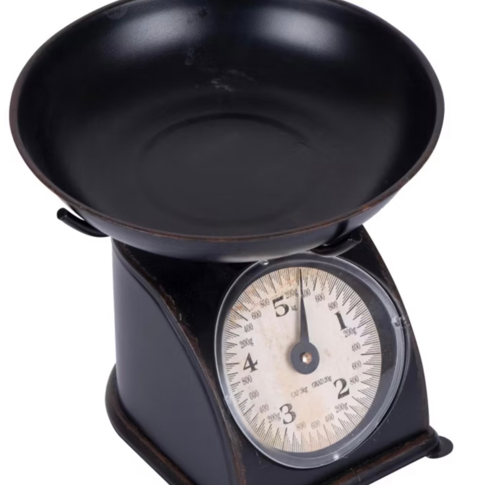 Scale Antique Style Decorative Black Brown - Picture 3 of 5